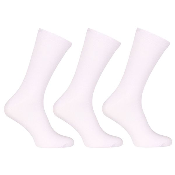 Nedeto 3PACK Socks Nedeto High Bamboo White