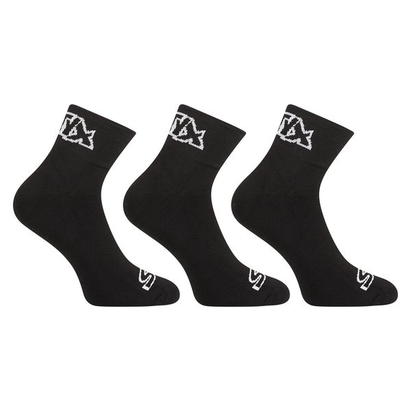 STYX 3PACK Styx ankle socks black