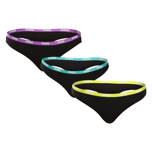 Puma 3PACK women's thongs Puma black