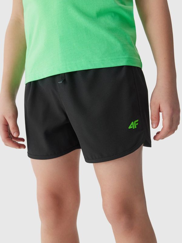 4F 4F Boys' Beach Shorts - Black