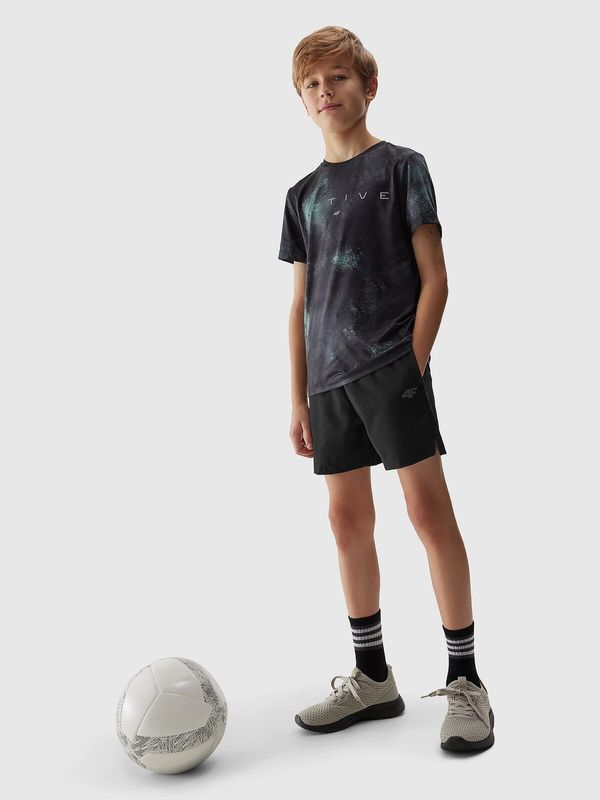 4F 4F Boys' Sports Quick-Drying Shorts - Black