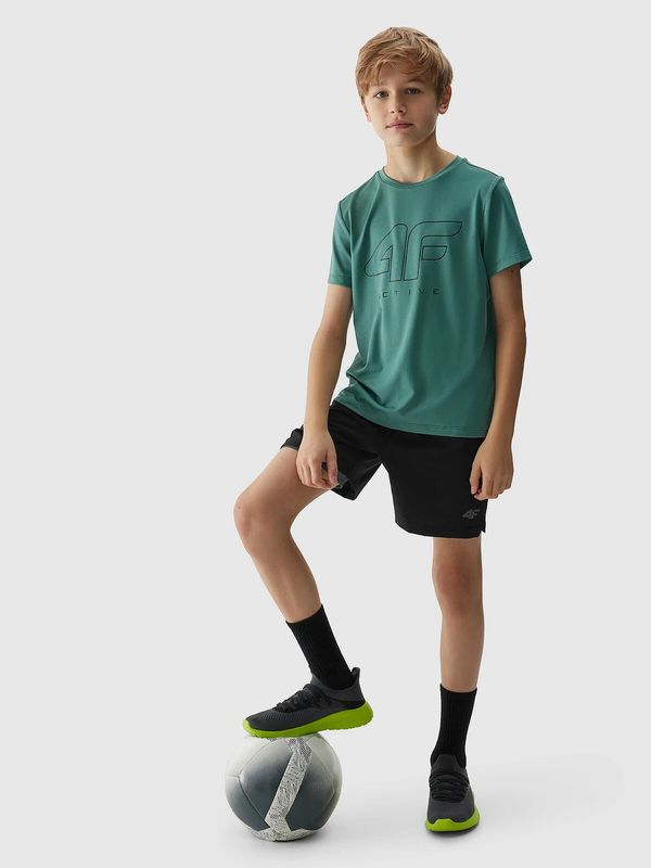 4F 4F Boys' Sports Quick-Drying Shorts - Black