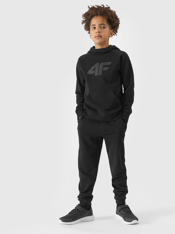 4F 4F jogger sweatpants for boys - black