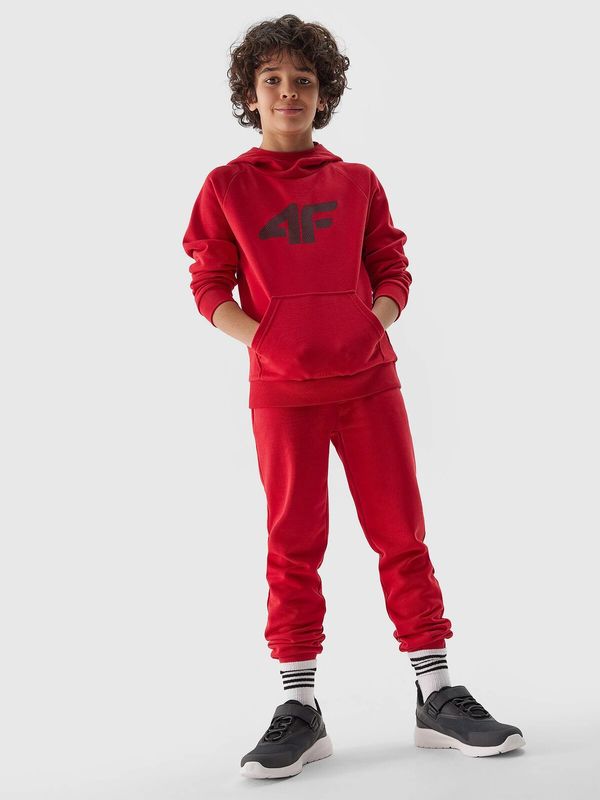 4F 4F jogger sweatpants for boys - red