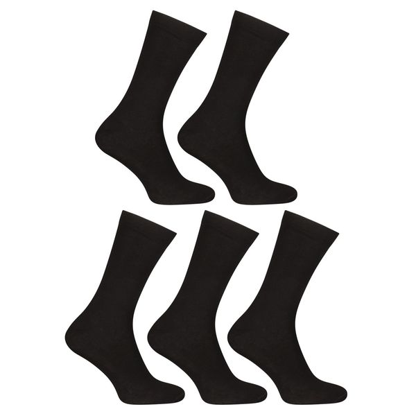 Nedeto 5PACK socks Nedeto high bamboo black