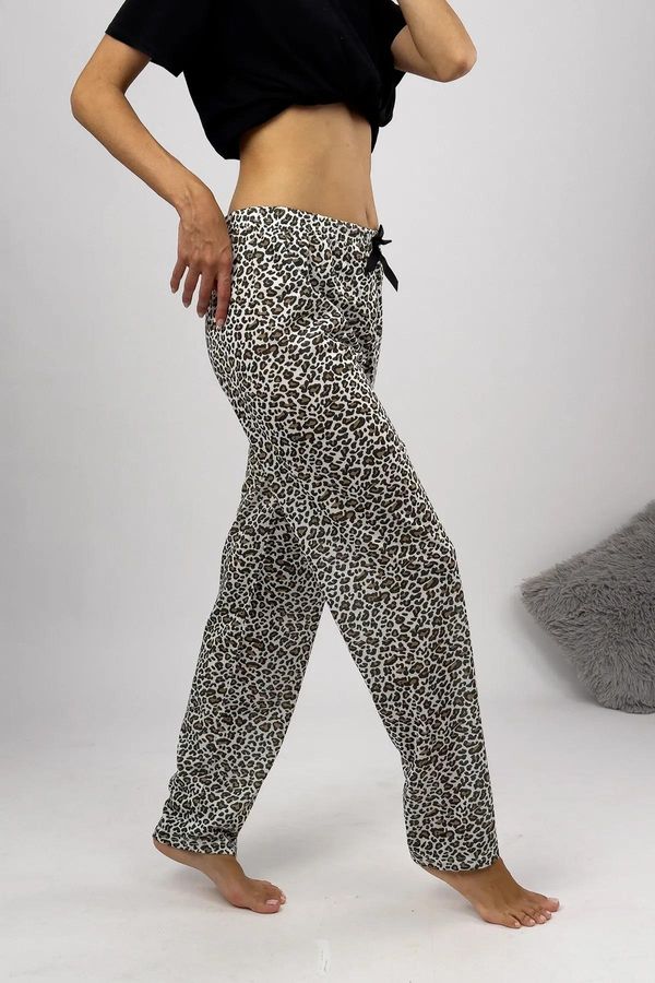 dewberry 80156 Dewberry Women Pyjama Bottom-LEOPARD