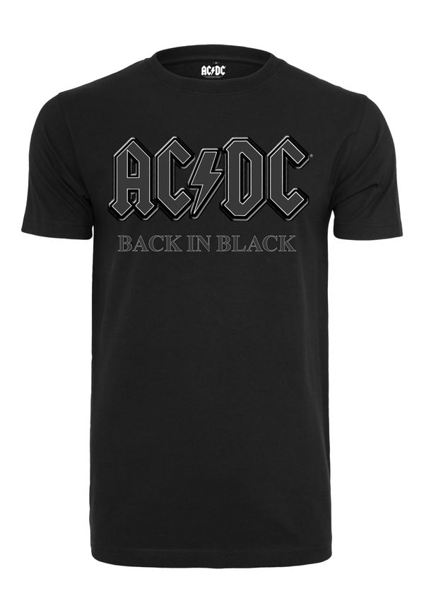 Merchcode ACDC Back In Black Tee Black