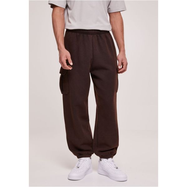 Urban Classics Acid Washed Cargo Sweatpants - Black