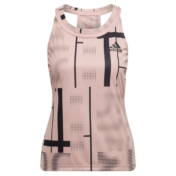 Adidas adidas Club Graphic Tank Wonder Mauve S Women's Tank Top