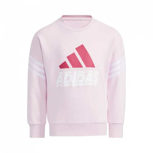 Adidas adidas Graphic Crew Neck Clear Pink Children's Sweatshirt