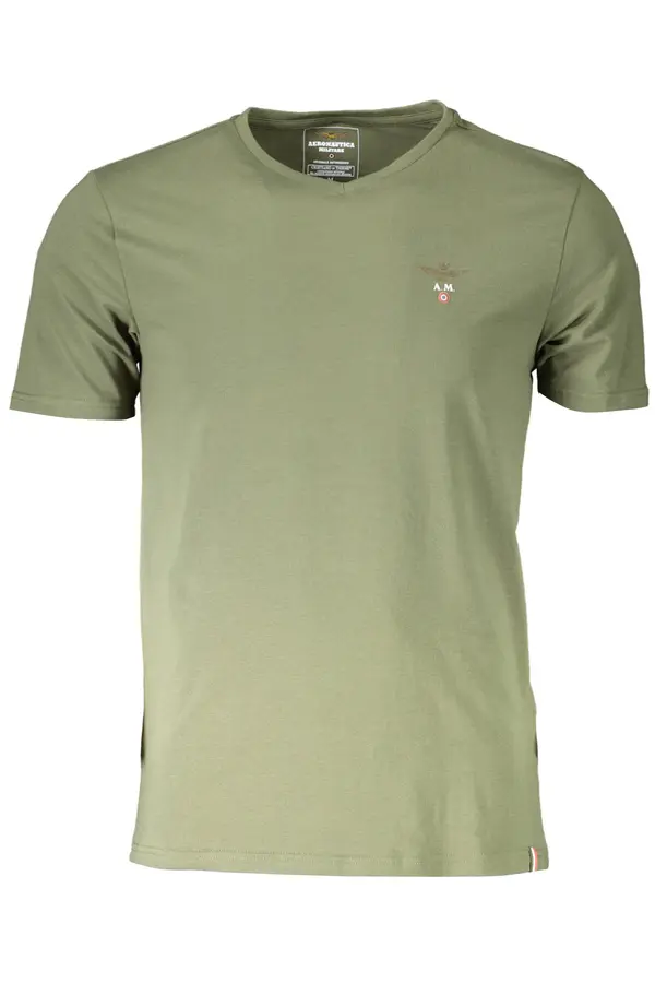 Aeronautica Militare AERONAUTICA MILITARE zelena moška majica s kratkimi rokavi