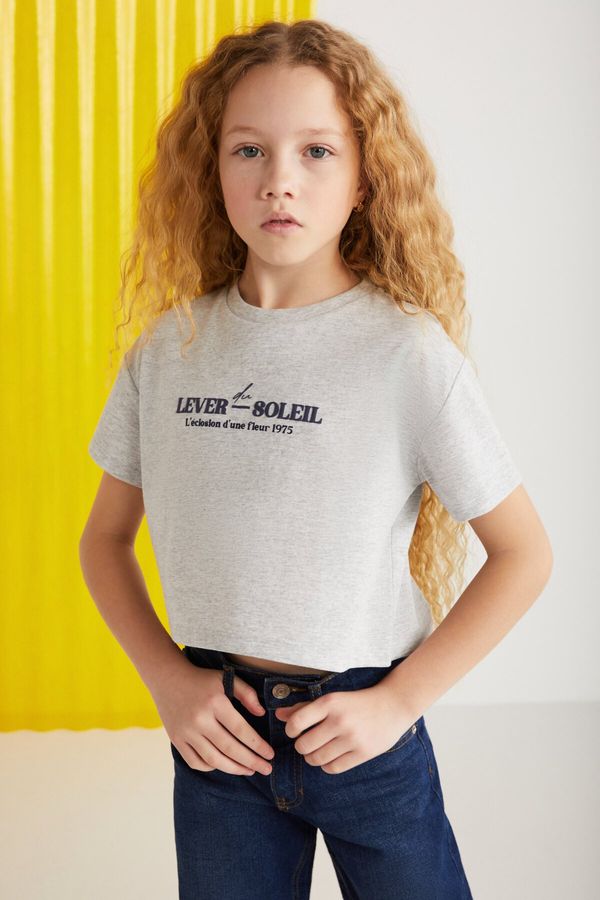 GRIMELANGE AGATE-GRM24025 100% cotton printed short sleeve girls t-shirt Grimelange T-Shirt