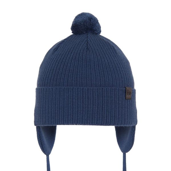 AGBO AGBO Boy's spring/ autumn hat blue Axel with pompom