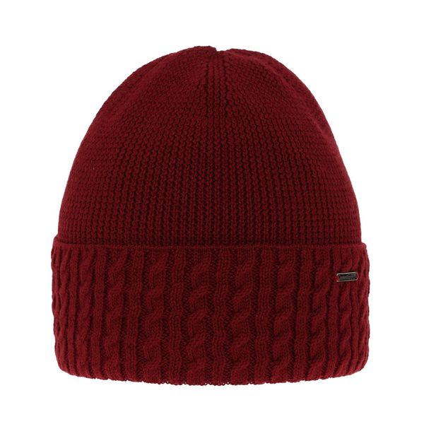 AGBO AGBO Woman's winter hat in burgund merino wool Febe