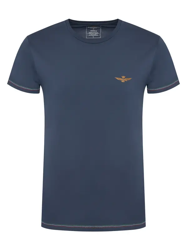 Aeronautica Militare AIR FORCE MEN'S OUTDOOR T-SHIRT BLUE
