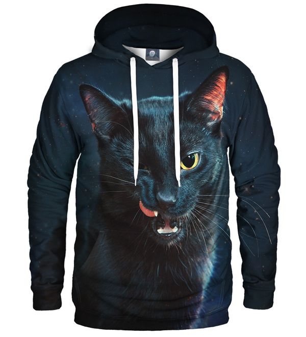 Aloha From Deer Aloha From Deer Unisex's Black Cat Hoodie Aloha H-K AFD007