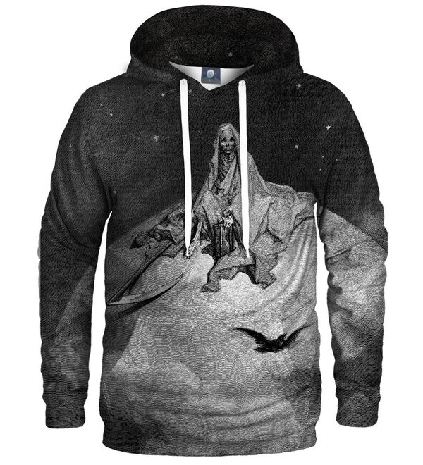 Aloha From Deer Aloha From Deer Unisex's Dore Series - Death Raven Hoodie H-K AFD492