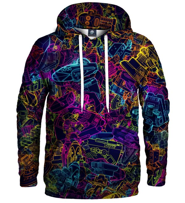 Aloha From Deer Aloha From Deer Unisex's Neon Robo Hoodie H-K AFD771