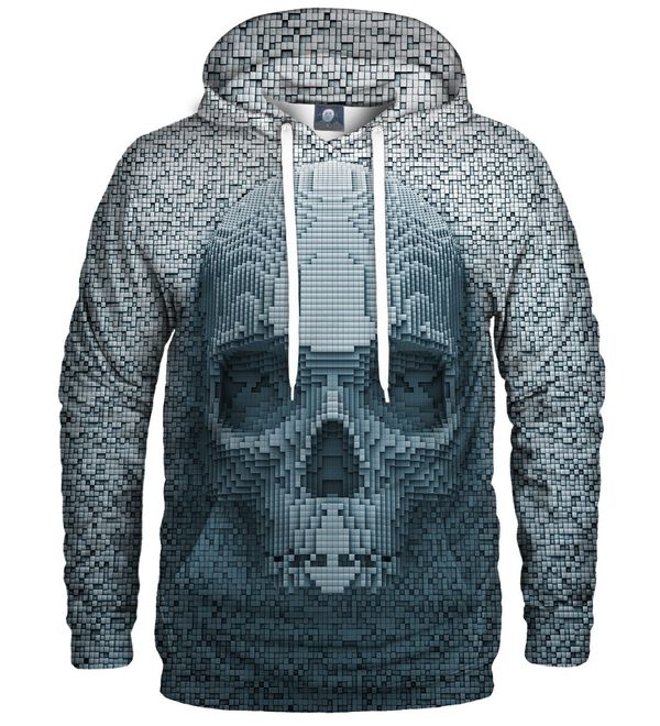 Aloha From Deer Aloha From Deer Unisex's Pixel Skull Hoodie H-K AFD343