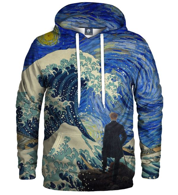 Aloha From Deer Aloha From Deer Unisex's Starry Wanderer Of Kanagawa Hoodie H-K AFD426