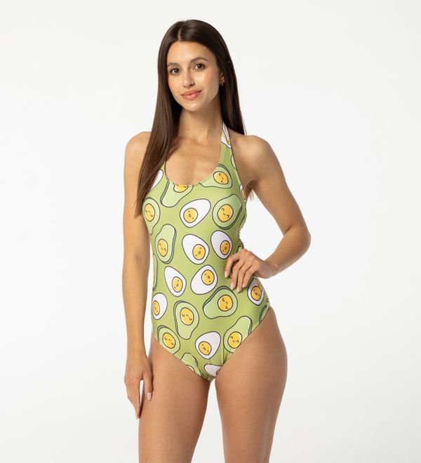 Aloha From Deer Aloha From Deer Woman's Eggcado Open Back Swimsuit SSOB AFD357