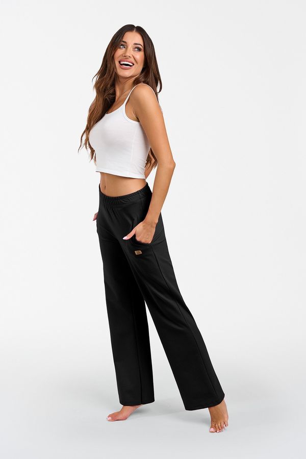 Italian Fashion Alta Women's Long Pants - Black