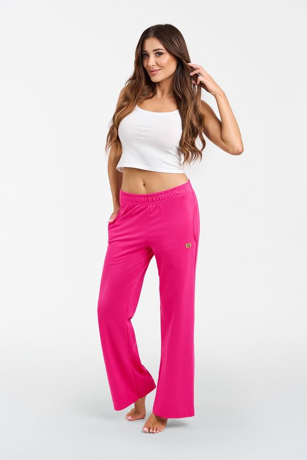 Italian Fashion Alta women's long pants - fuchsia