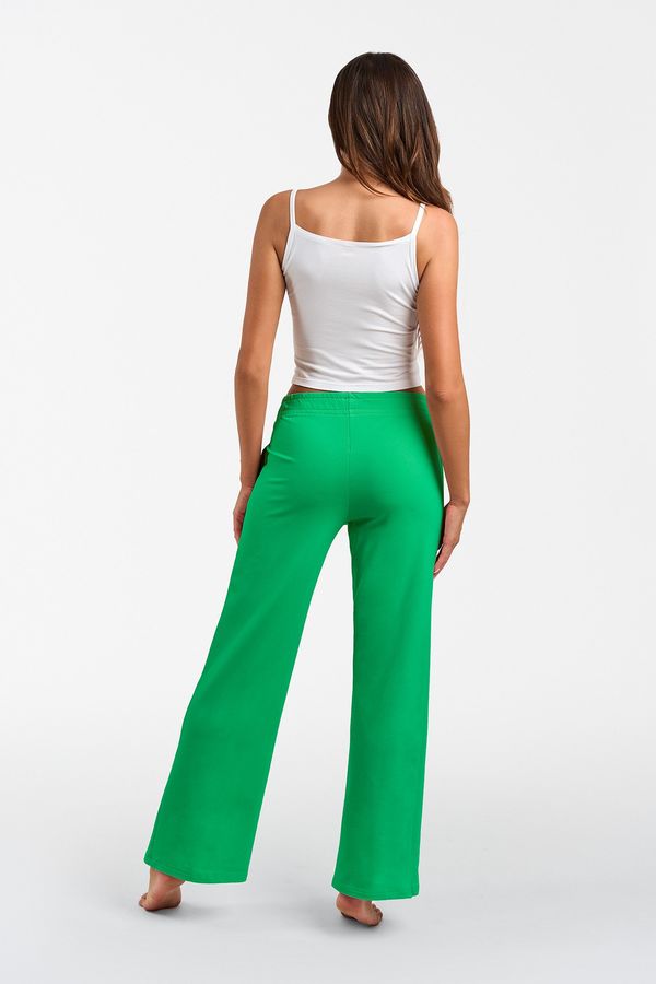 Italian Fashion Alta women's long pants - green