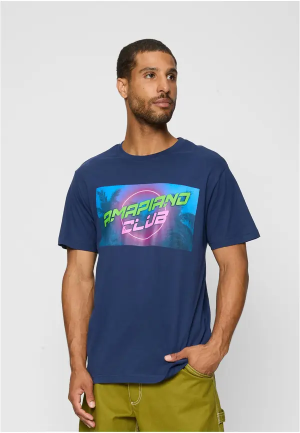 Mister Tee Amapiano Club Tee lightnavy