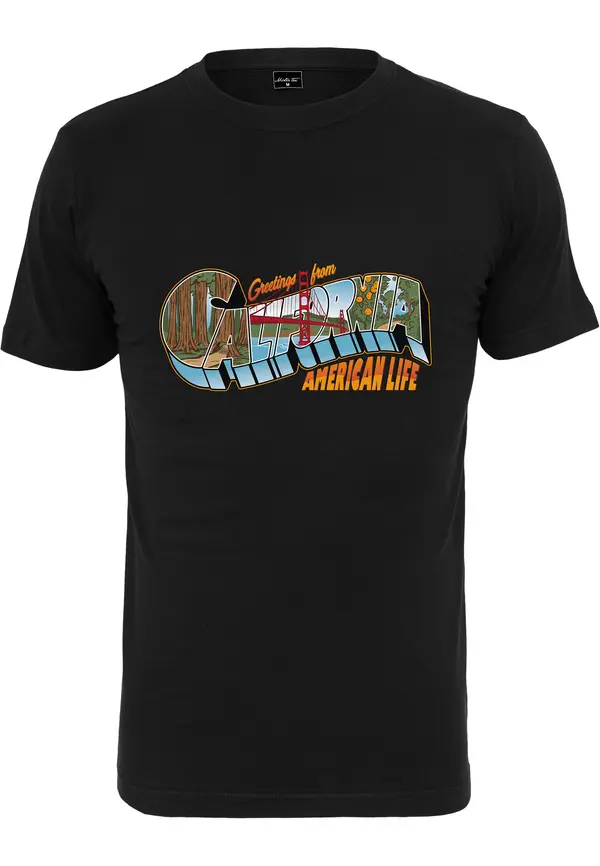 Mister Tee American Life Greetings Tee black