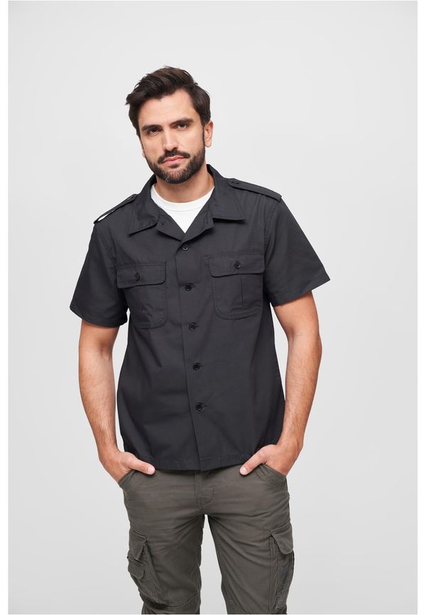 Brandit American Ripstop shirt with short sleeves black