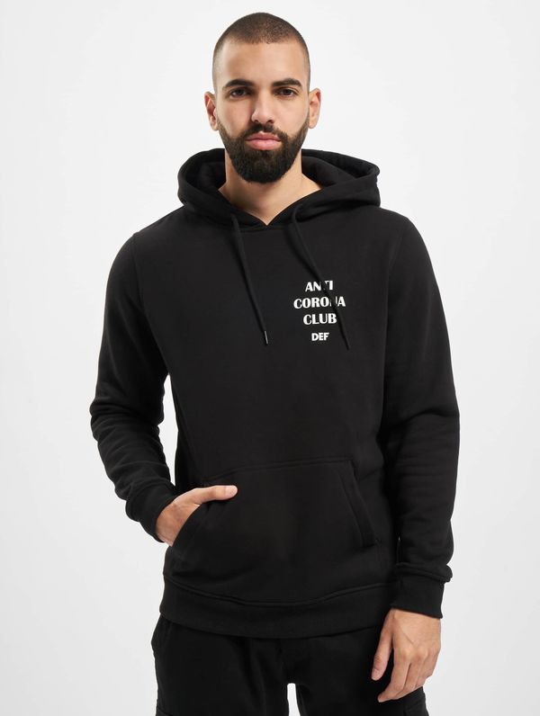DEF Anti Corona Hoody Black