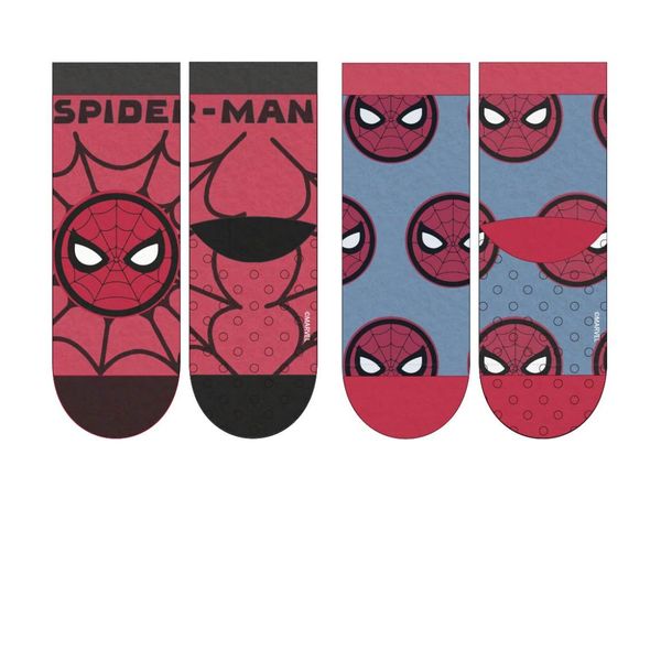 Spiderman ANTI-SLIP SOCKS 2 PIECES SPIDERMAN