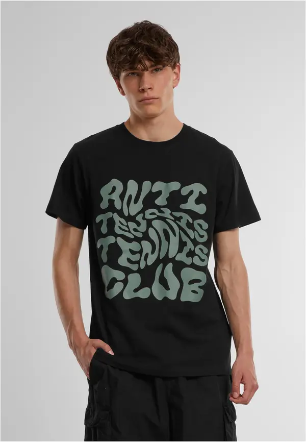 Mister Tee Anti Tennis Club T-Shirt Black