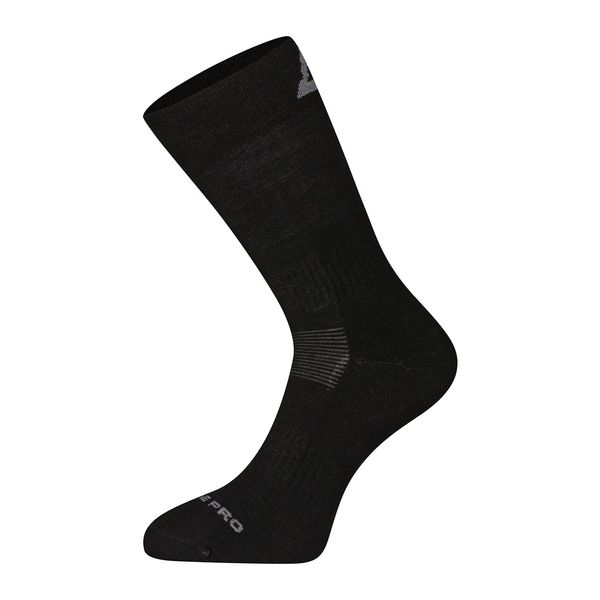ALPINE PRO Antibacterial socks made of merino wool ALPINE PRO ERATE black