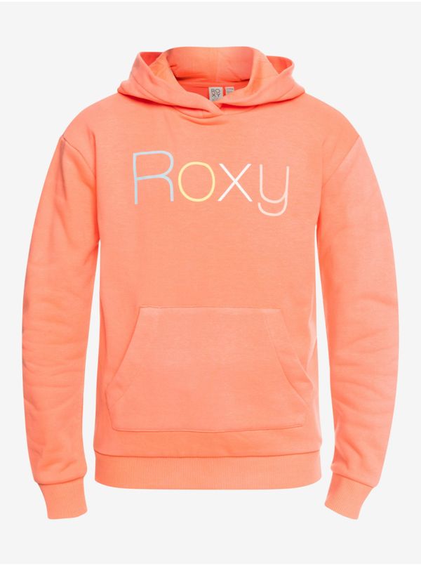 Roxy Apricot Girls Hoodie Roxy Happiness Forever - Girls