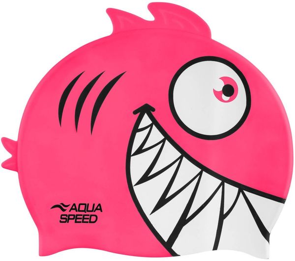 AQUA SPEED AQUA SPEED Kids's Swimming Cap ZOO Pirana 03