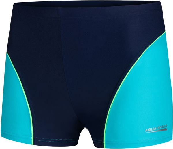 AQUA SPEED AQUA SPEED Kids's Swimming Shorts Leo Navy Blue/Blue Pattern 42