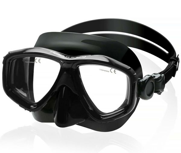 AQUA SPEED AQUA SPEED Unisex's Diving Mask Vision Black/Transparent