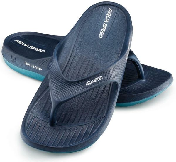 AQUA SPEED AQUA SPEED Unisex's Pool Slippers Alcano Navy Blue