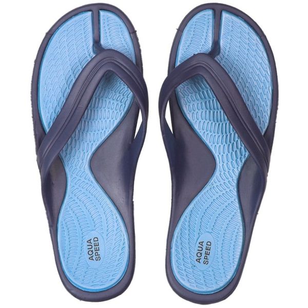 AQUA SPEED AQUA SPEED Unisex's Pool Slippers Aruba Navy Blue