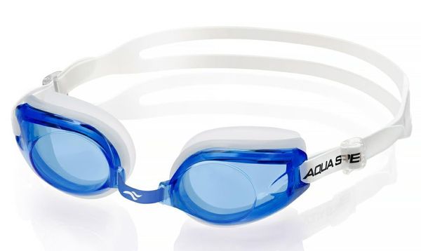 AQUA SPEED AQUA SPEED Unisex's Swimming Goggles Avanti Navy Blue/White