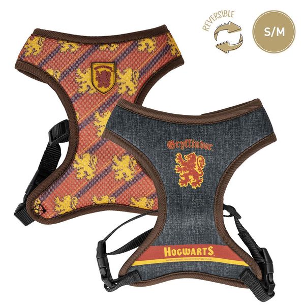 HARRY POTTER ARNÉS PREMIUM PARA PERROS S/M HARRY POTTER GRYFFINDOR