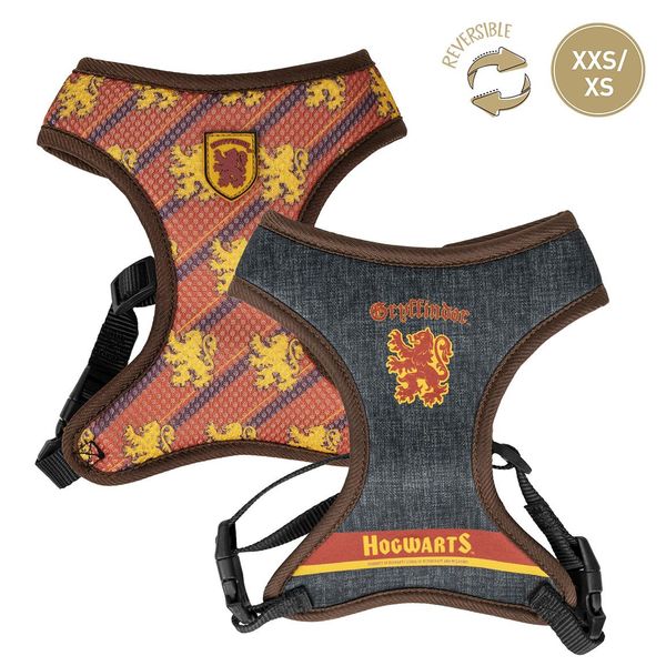 HARRY POTTER ARNÉS PREMIUM PARA PERROS XXS/XS HARRY POTTER GRYFFINDOR