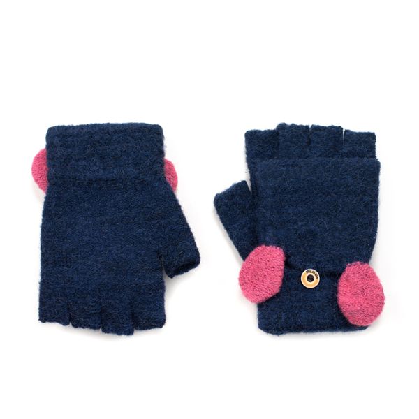 Art of Polo Art Of Polo Unisex's Gloves rk18399 Navy Blue