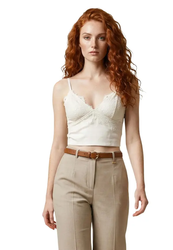 Artigli Artigli top z V-izrezom