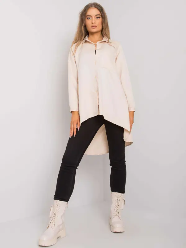 ex moda Asimetrična bež srajca
