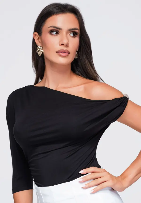 Ombre Asimetrična ženska bluza Ombre