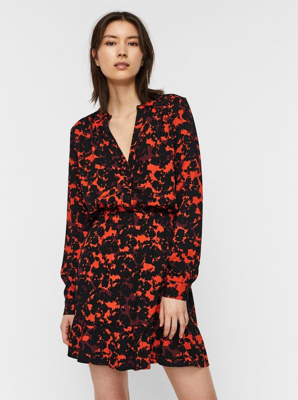 AWARE by VERO MODA AWARE by VERO MODA Orange-Black patterned shirt VERO MODA Rio - Women