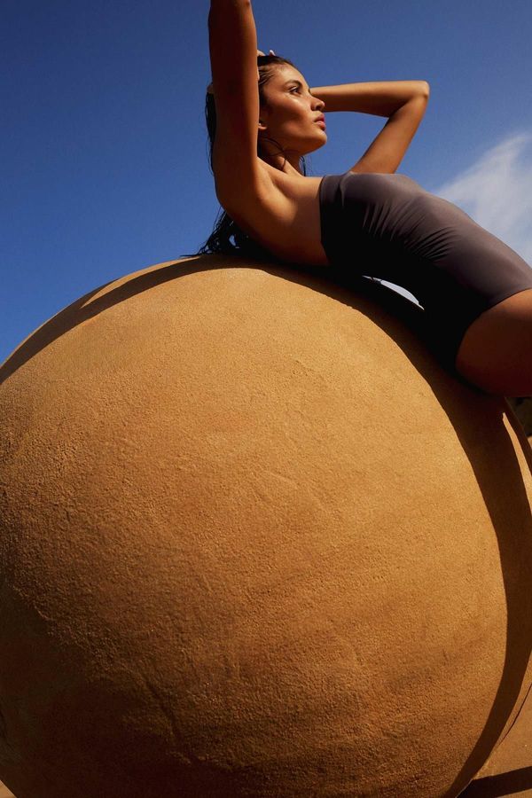 DEFACTO Ayje x DeFacto Buckle One Shoulder Swimsuit